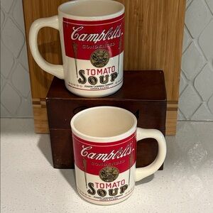Campbell's Red and White Soup Mug Set